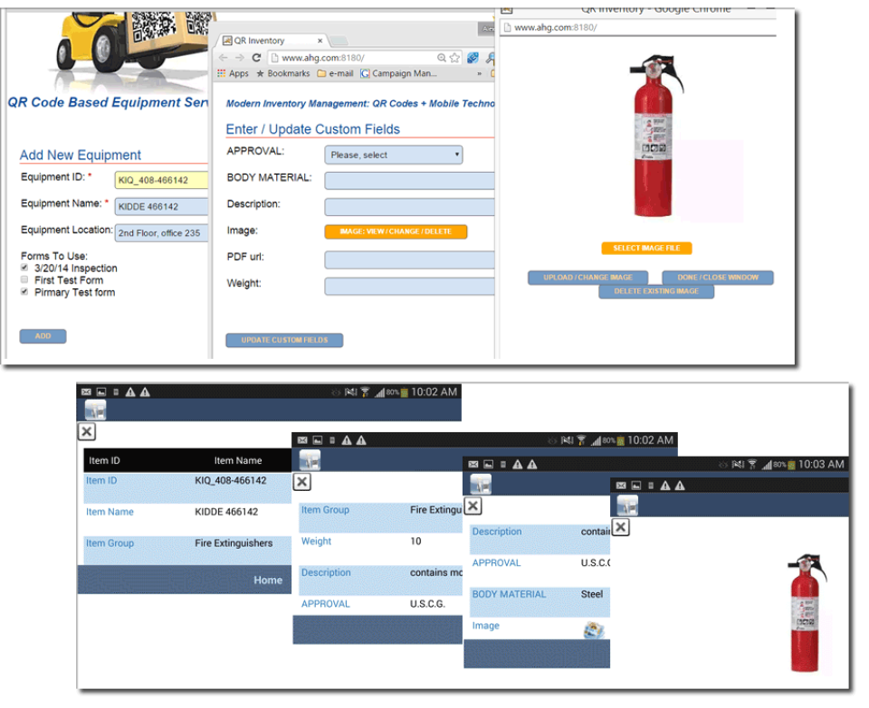 screenshot of QR Maintenance